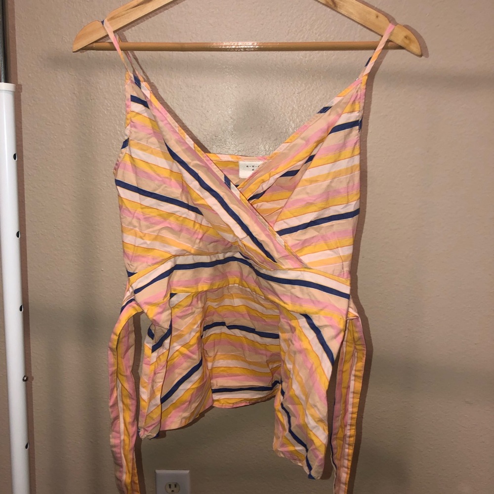 Colorful Spaghetti Strap Top